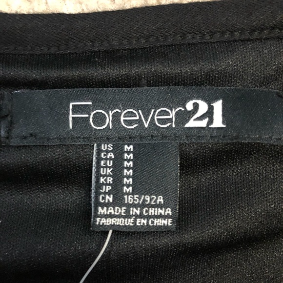 Forever 21 Dress Black with Silver Sequins - Picture 3 of 5